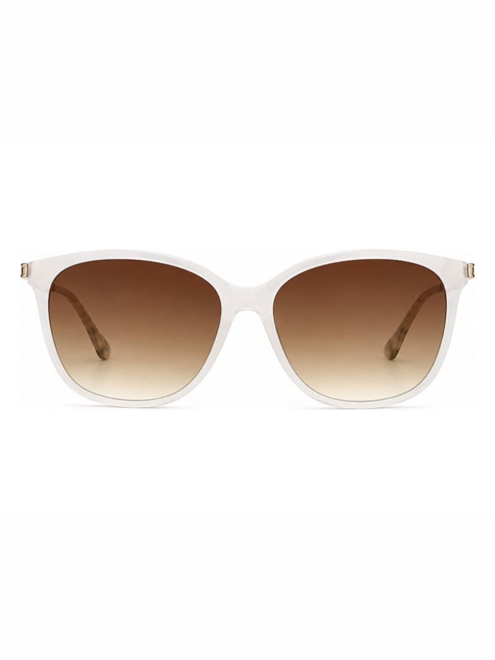 BEBE BBOP-1011CE-105 Women's  Cream Square Frame/Brown Gradient Lens Sunglasses
